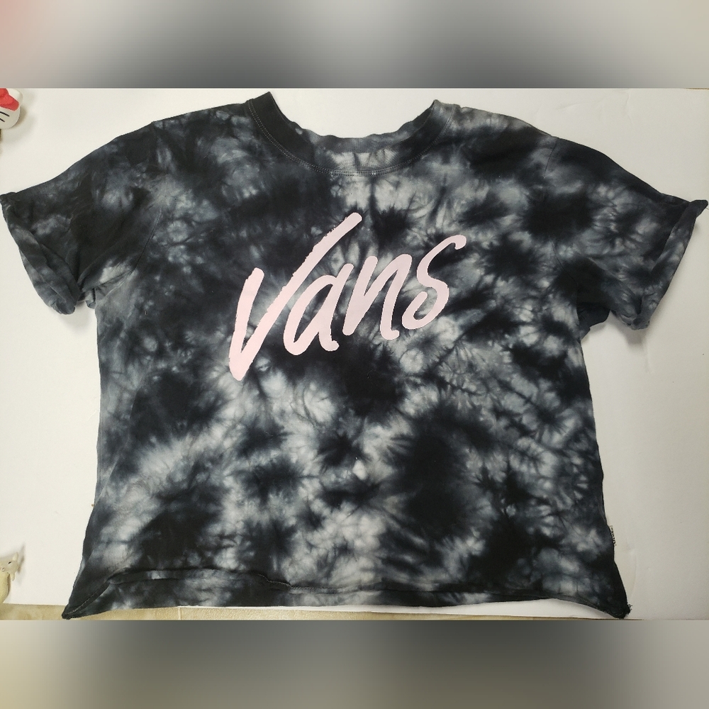 2/$15 Vans Women Crop Tee Small